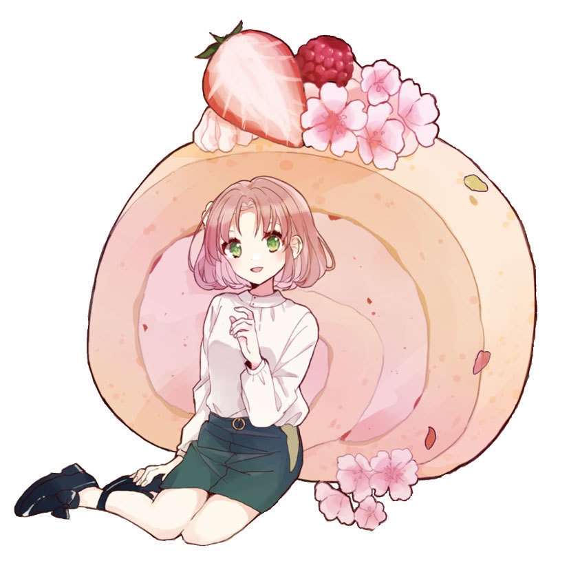 【アクリルキーチェイン】さくら【スイーツ】