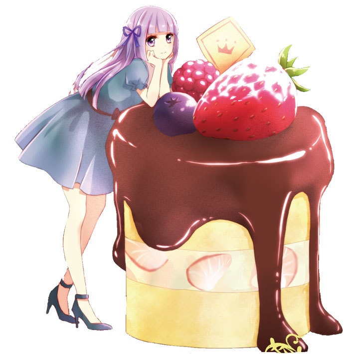 【アクリルキーチェイン】スミレ【スイーツ】