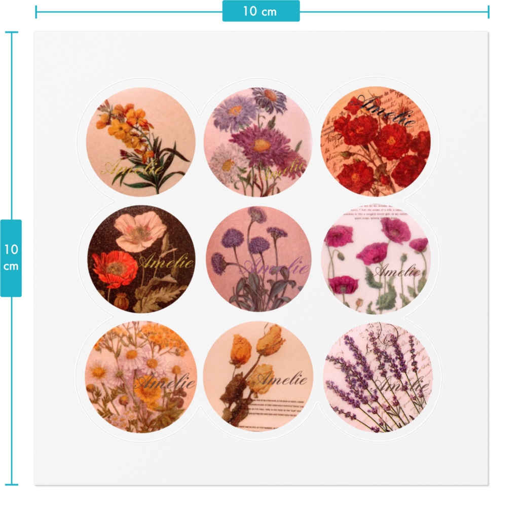 Amélie ステッカー シール 花