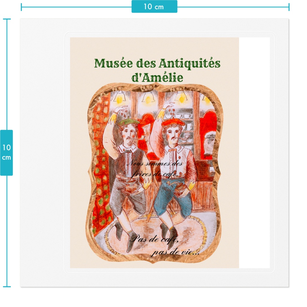 ステッカー コーヒーおじさん