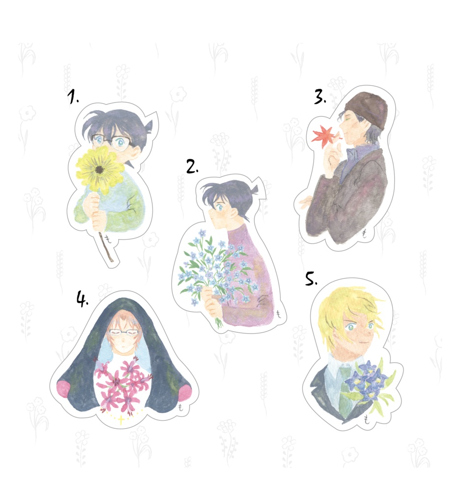 DETECTIVE CONAN UNOFFICIAL FAN STICKER