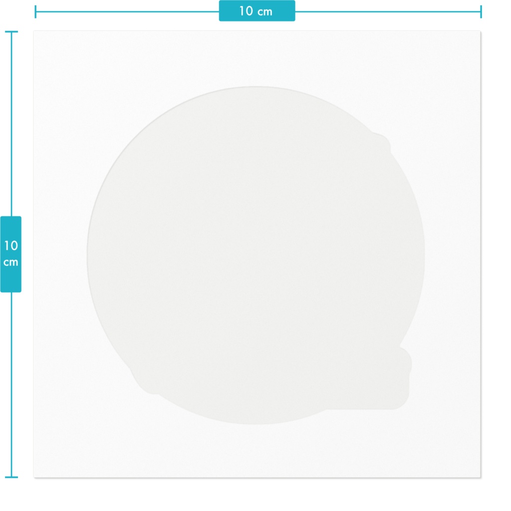 大漁祈願ステッカー【真鯛】100 x 100 (mm) - ホワイト