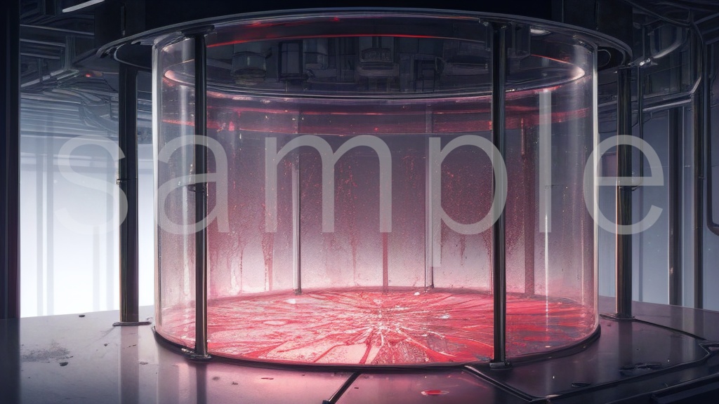 【背景素材】戦火が絶えない未来世界