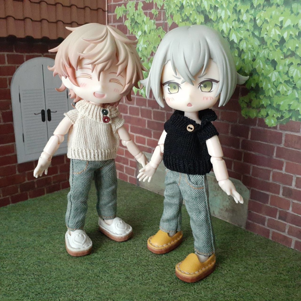 オビツ11 デニム パンツ (なんちゃってポケット/ステッチのみ)