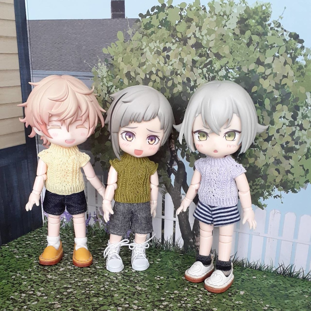 オビツ11 サマーニット(ボタンあり/模様あり)