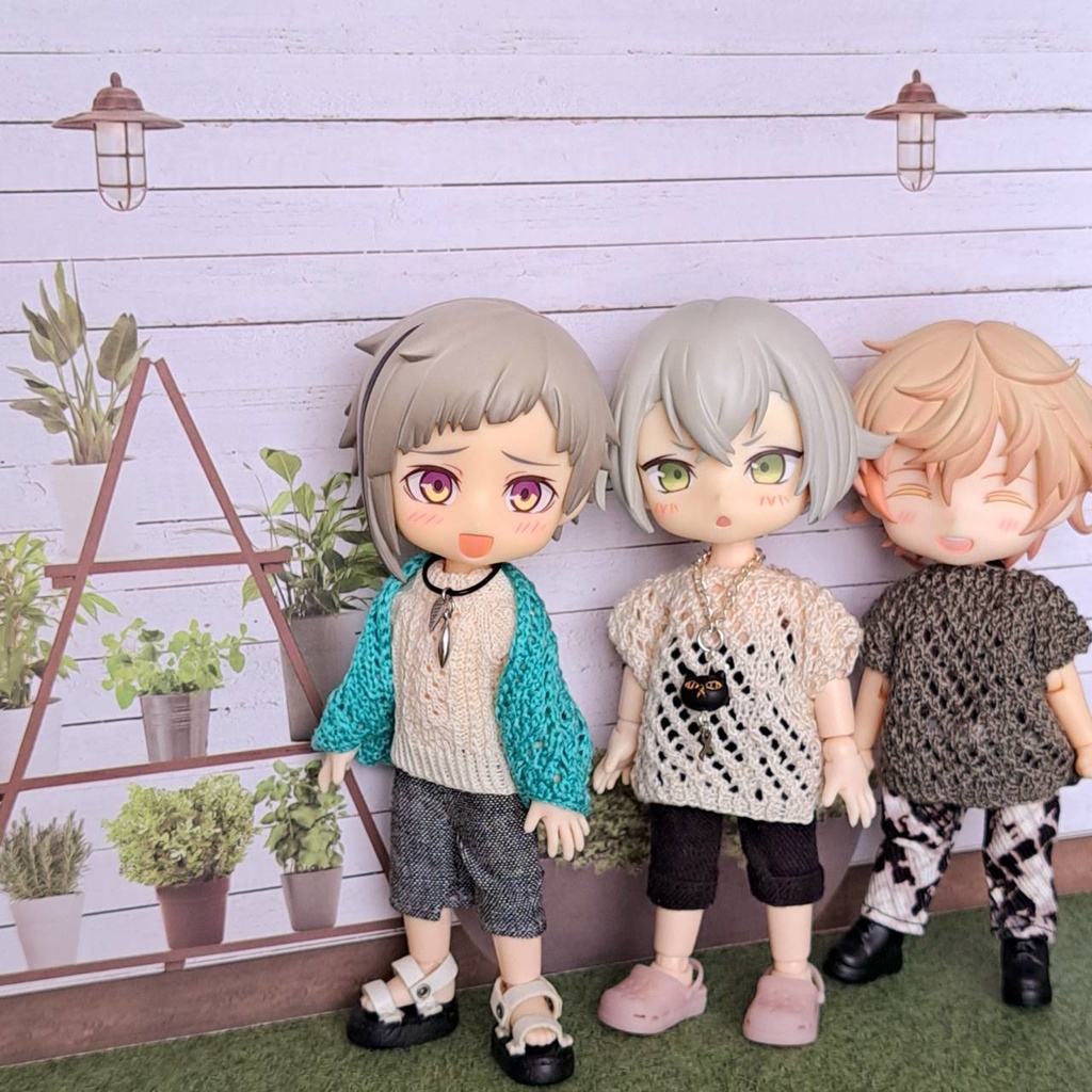 オビツ11 サマーニット(ボタンあり/模様あり)