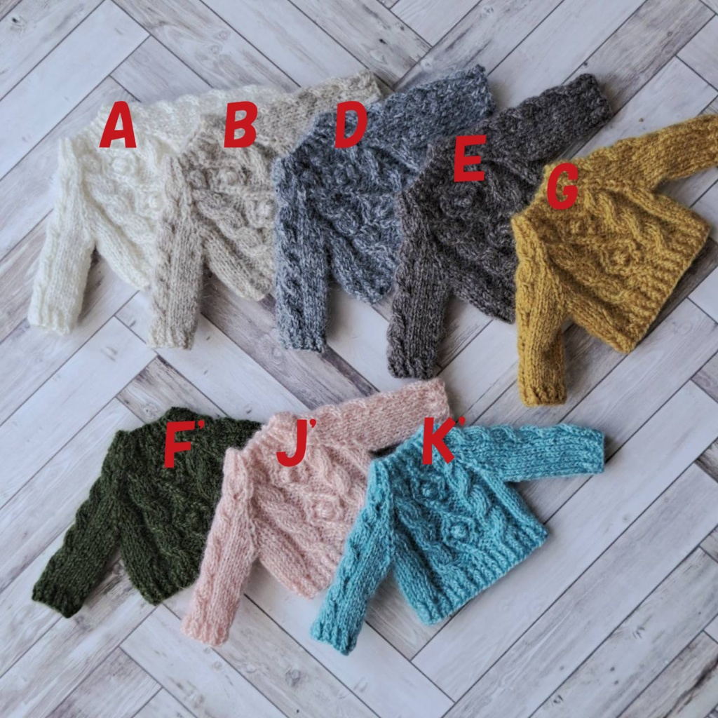 オビツ11用 冬セーター