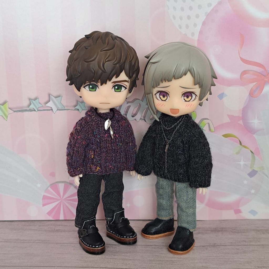 オビツ11用 濃い色冬ニット