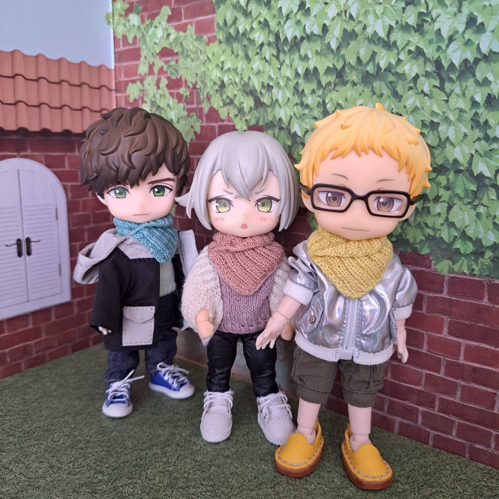 オビツ11 春色スヌード&ケープ