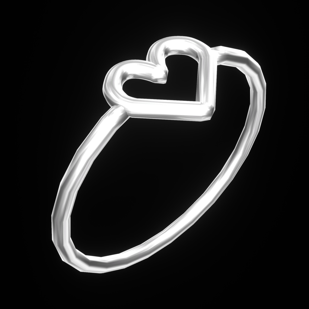 [無料] Simple Heart Ring