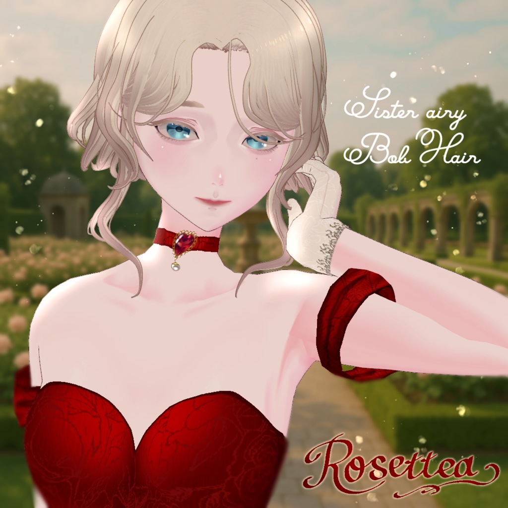 【VRoid】Sister airy Bob Hair