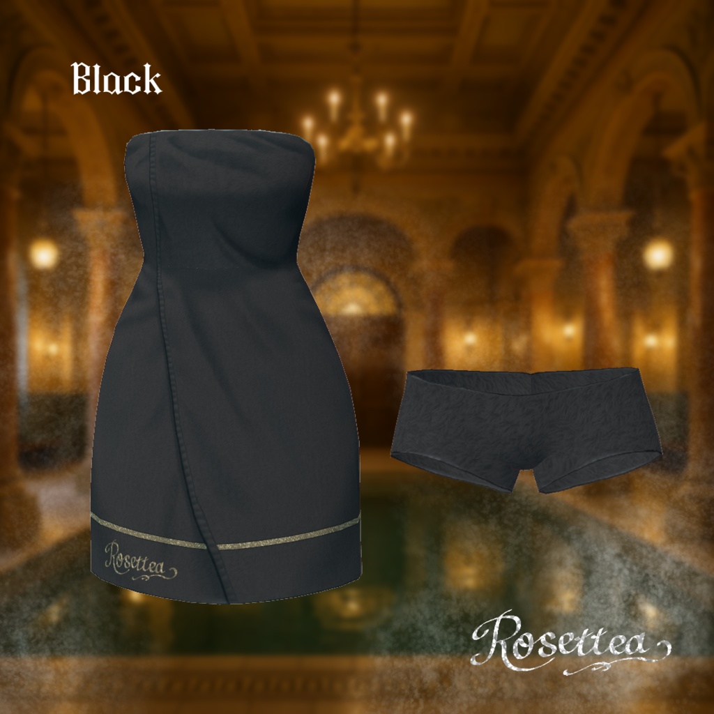 【VRoid】Luxury Bath towel set