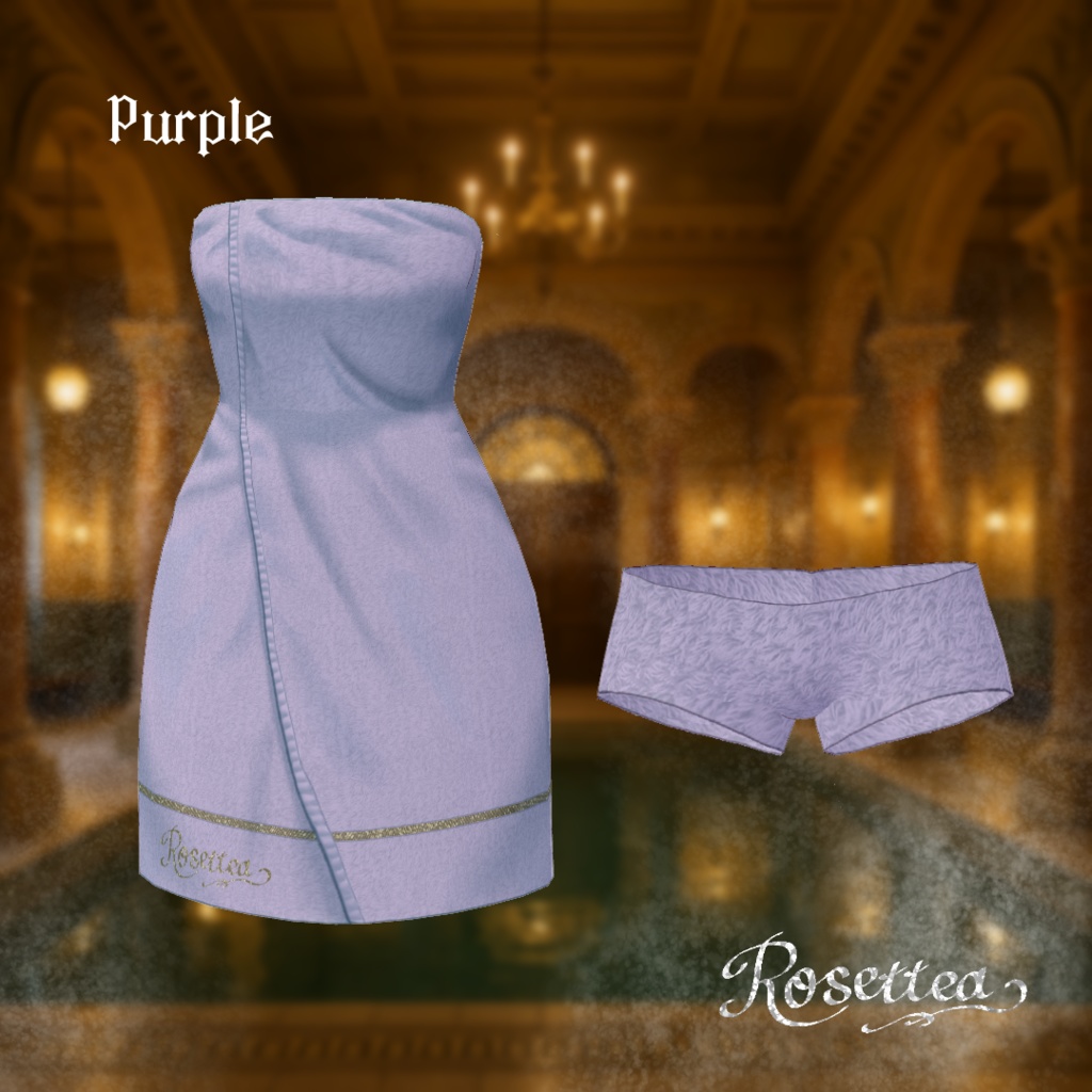 【VRoid】Luxury Bath towel set