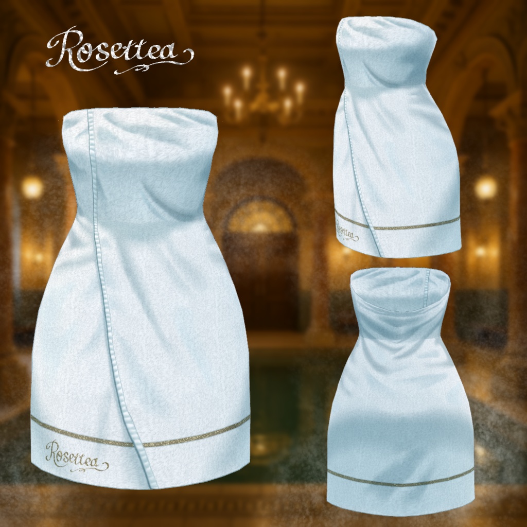 【VRoid】Luxury Bath towel set