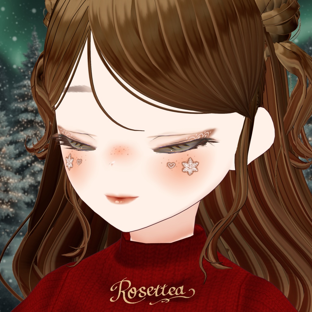 🎄Free🎄【VRoid】Holiday Make up Set