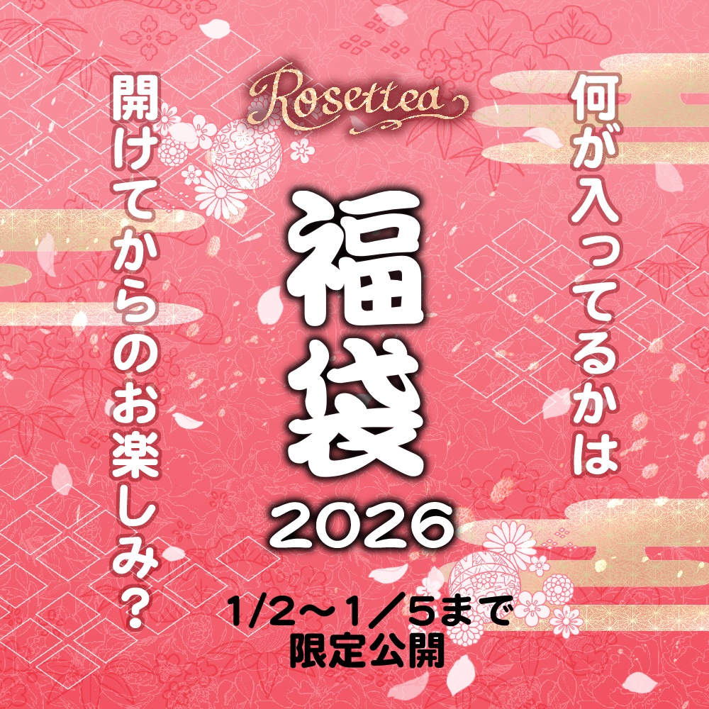 1/2~1/5まで限定公開！【VRoid用】🎍福袋2026🎍　アイテム15点入り