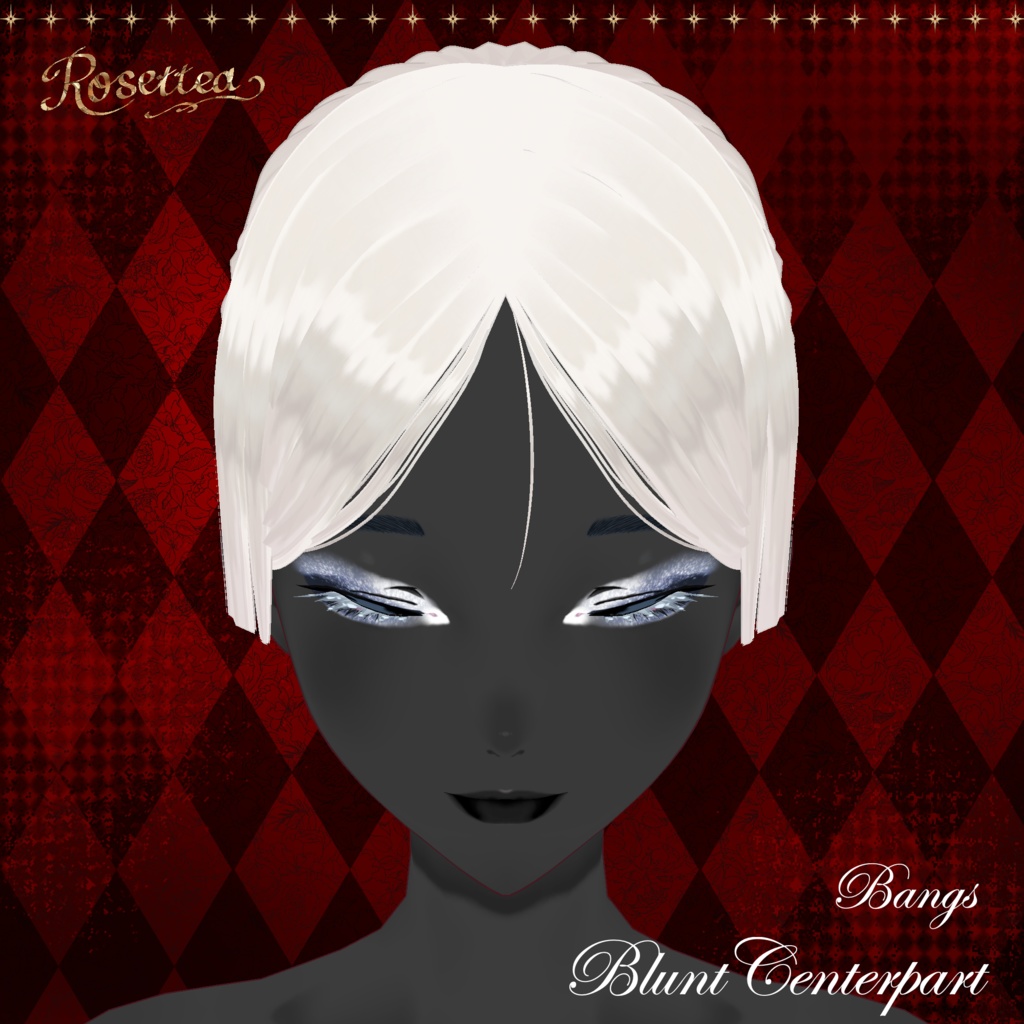 【VRoid】Formal Bun Hairstyle Set