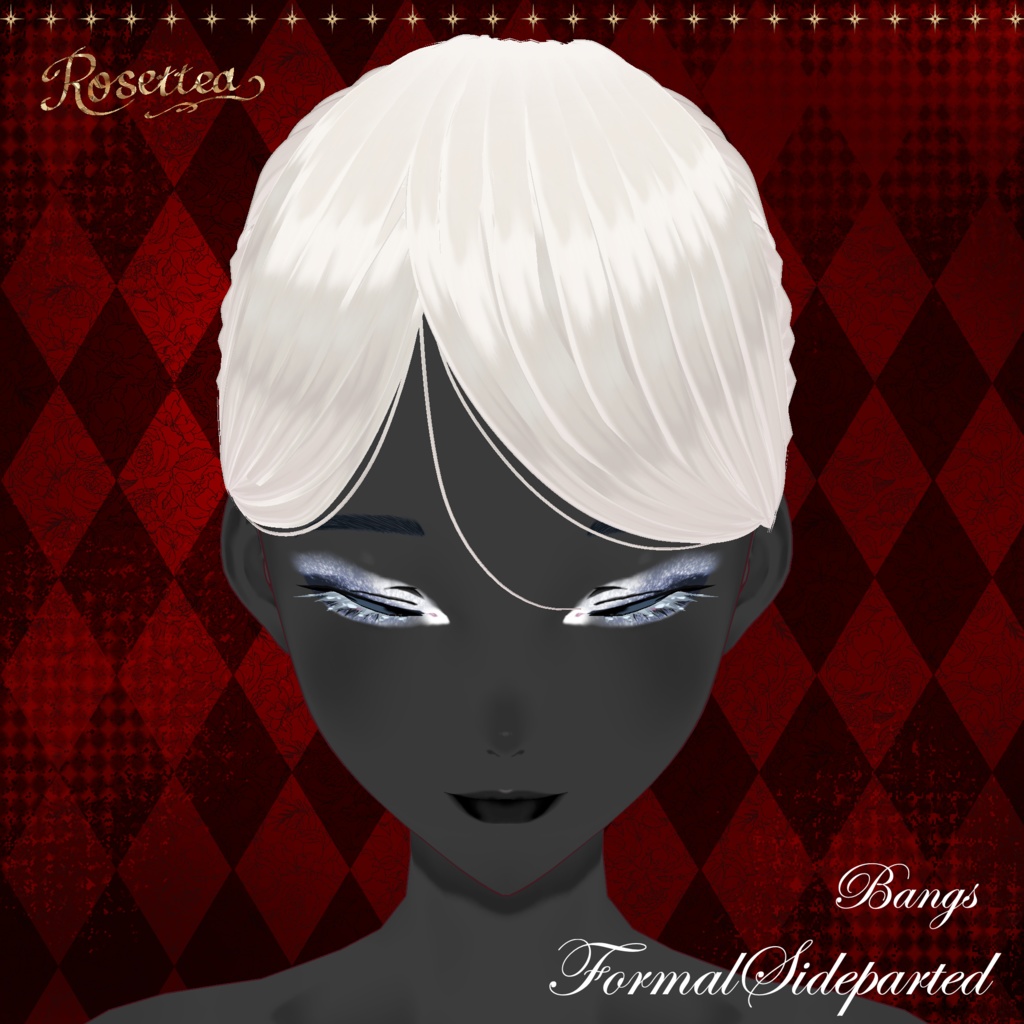 【VRoid】Formal Bun Hairstyle Set