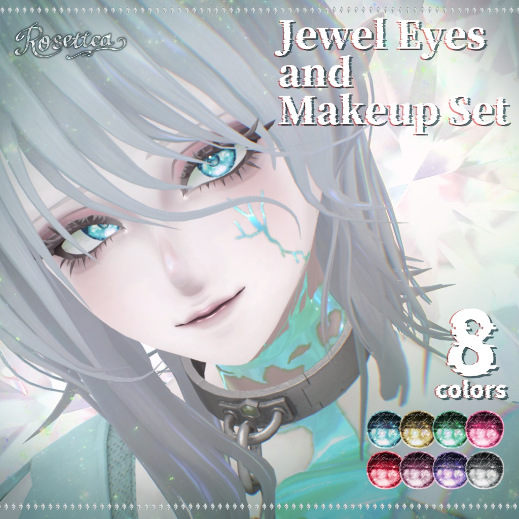 【憂蘭専用】Jewel Eyes & Makeup Set