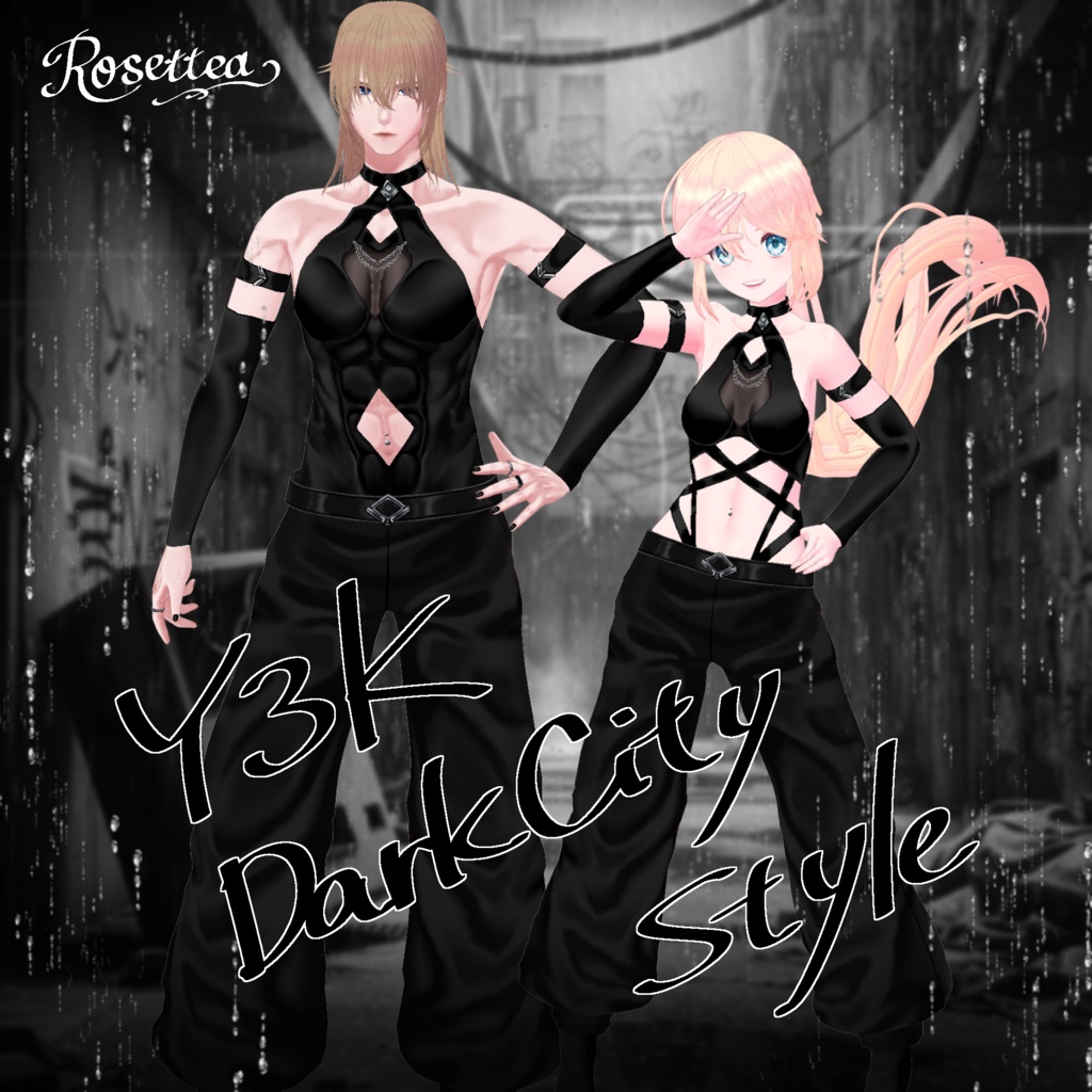 【VRoid】Y3K Dark City Style