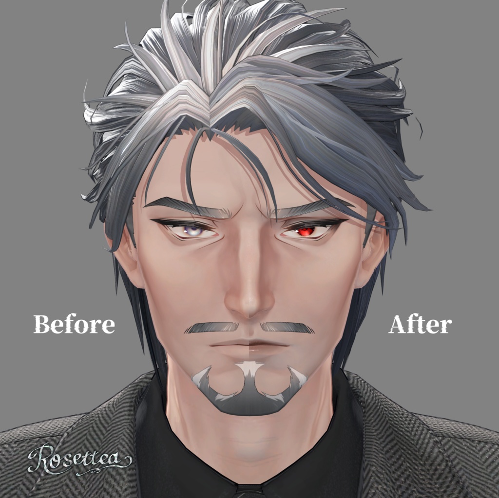 【獏・士堂対応】Blood flare Eye Texture