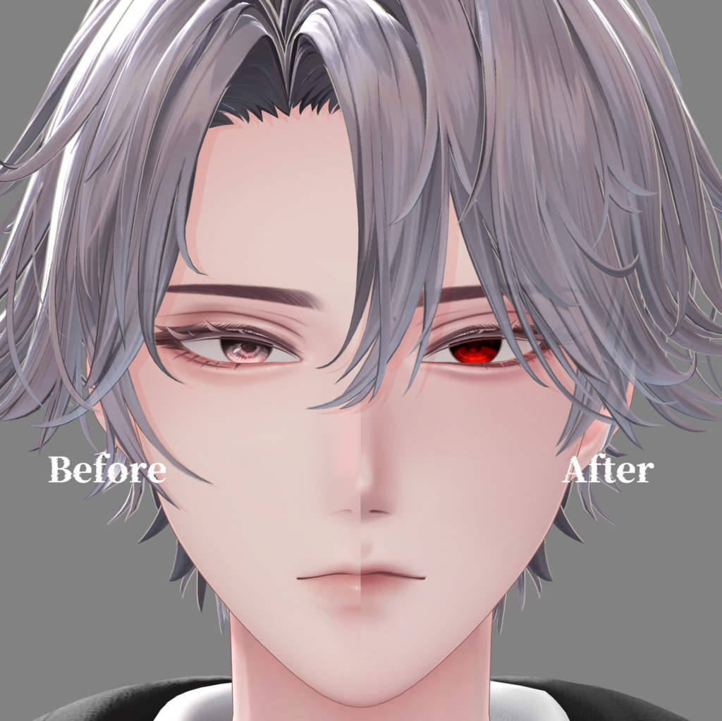 【悠莉・獏・士堂対応】Blood flare Eye Texture