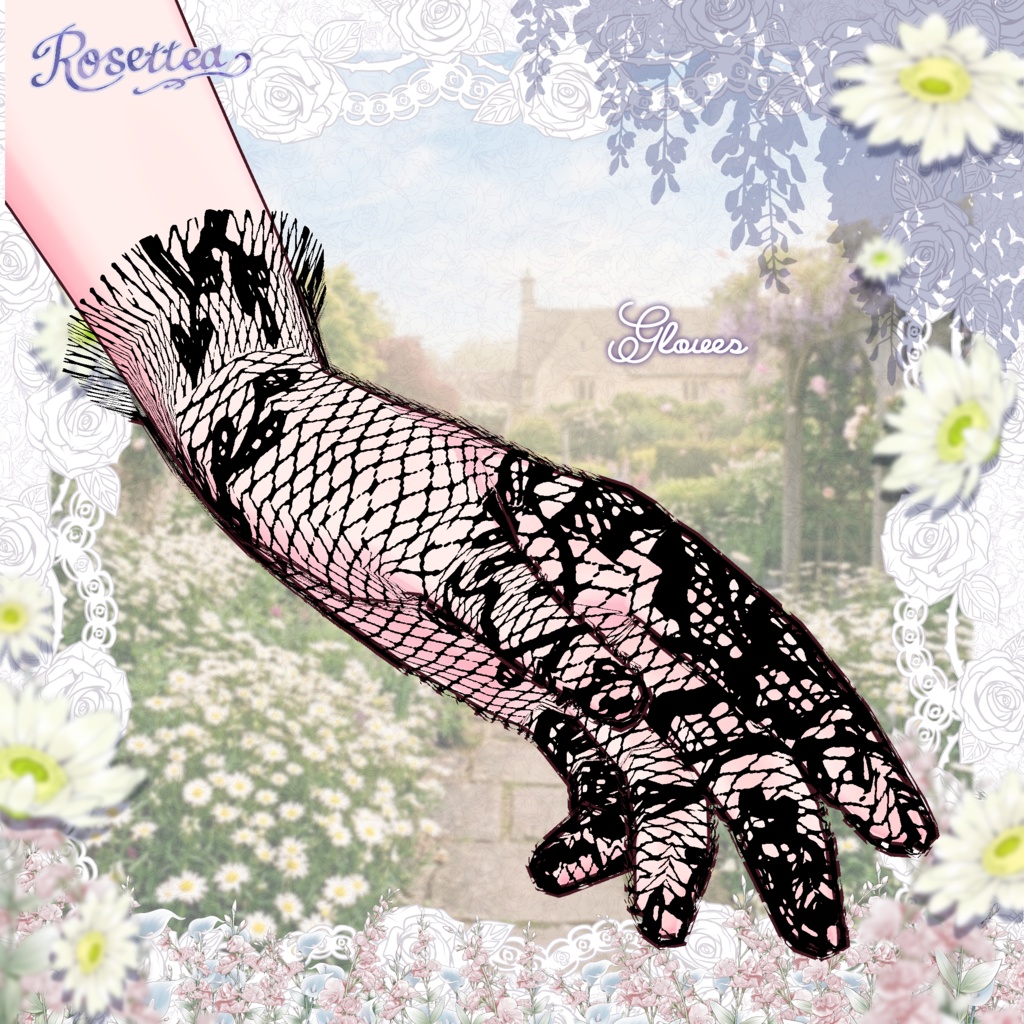 🌷3/31まで全色セット50%OFF🌷【VRoid】Margaret Empire Dress 全10色