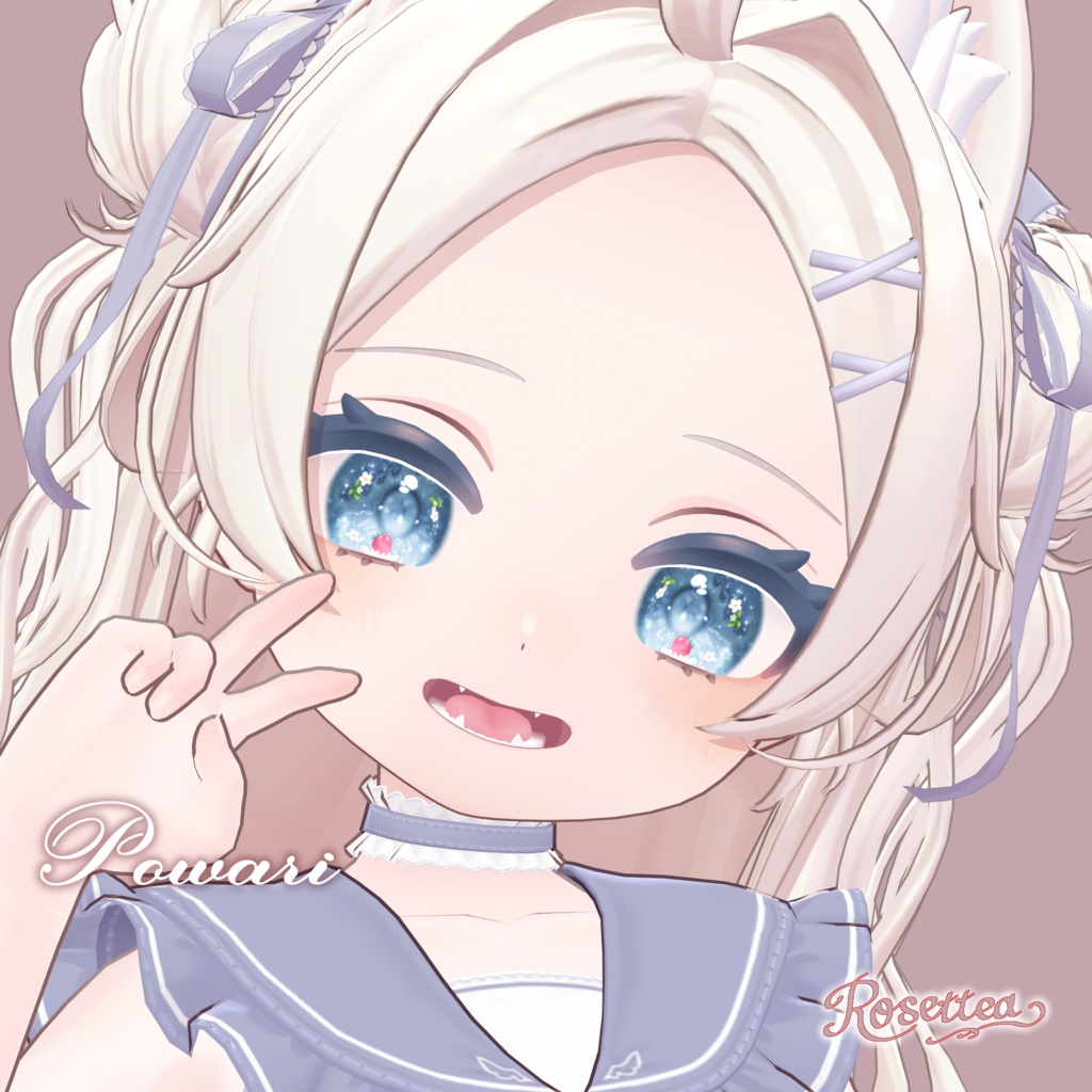 【ぽわり対応追加✨】Ichigo Milk Eyes🍓🍼 7アバター対応