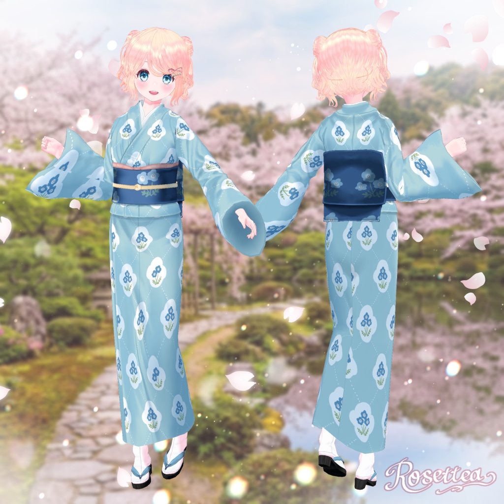 🌸6/30までALLカラーセット500円引き🌸【VRoid】花舞 Hanamai-