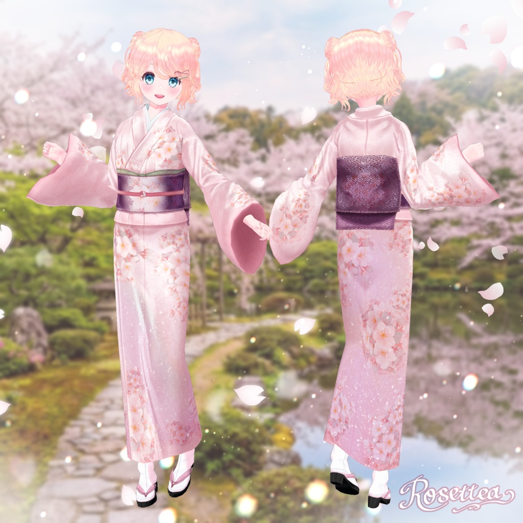 🌸6/30までALLカラーセット500円引き🌸【VRoid】花舞 Hanamai-