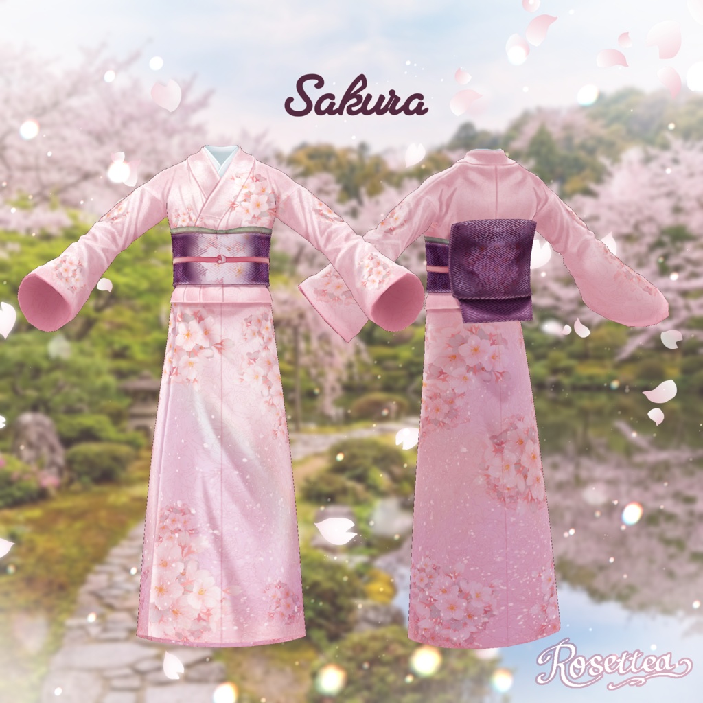 🌸6/30までALLカラーセット500円引き🌸【VRoid】花舞 Hanamai-