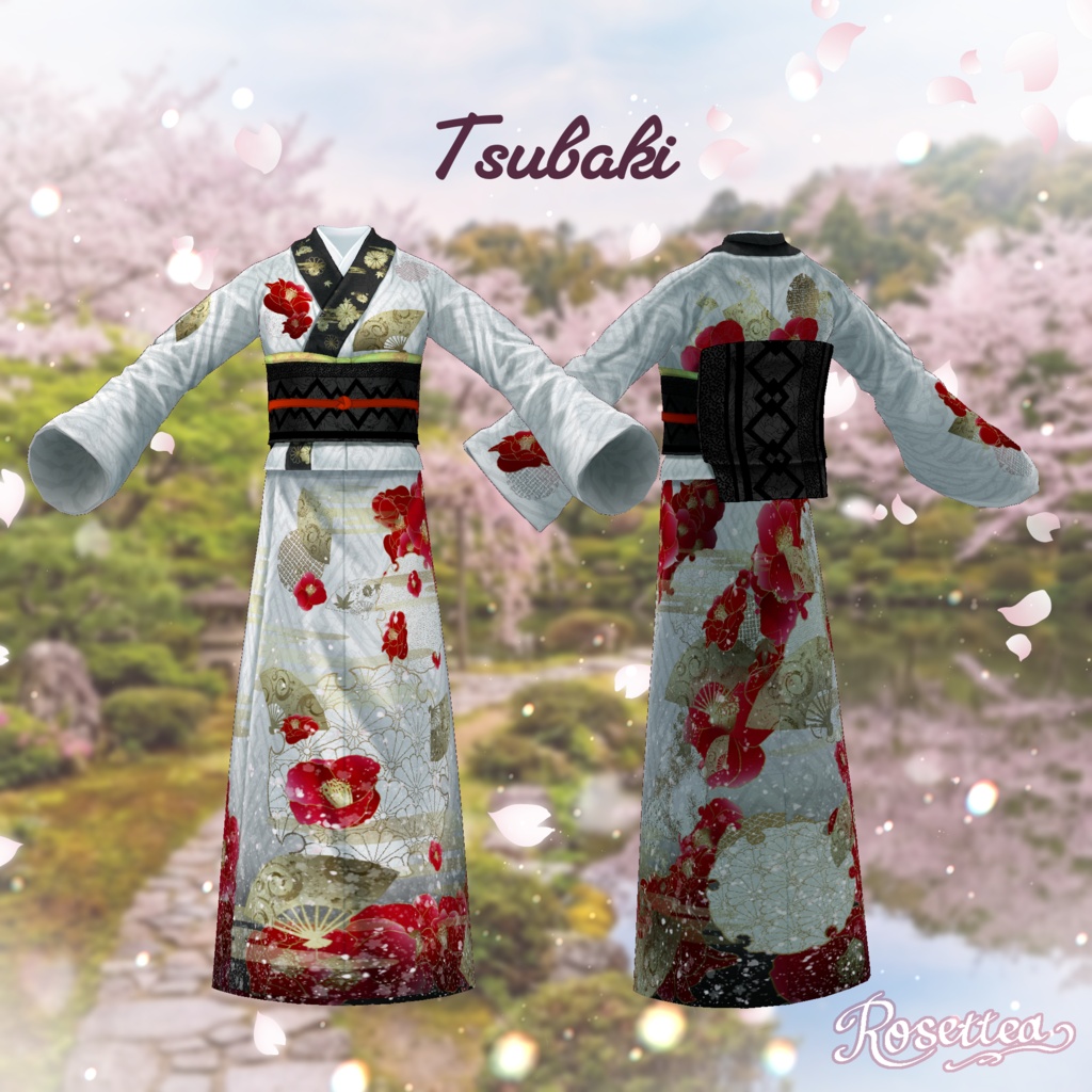 🌸6/30までALLカラーセット500円引き🌸【VRoid】花舞 Hanamai-