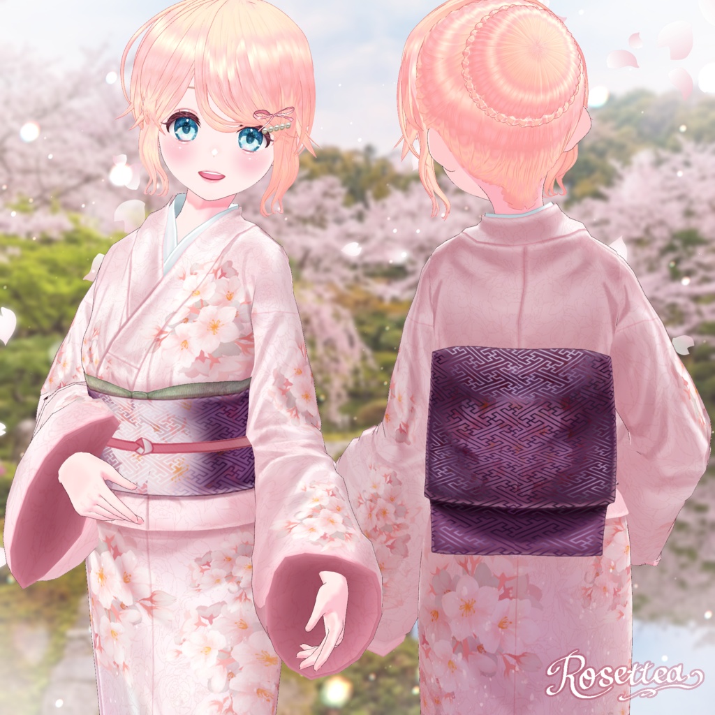 🌸6/30までALLカラーセット500円引き🌸【VRoid】花舞 Hanamai-
