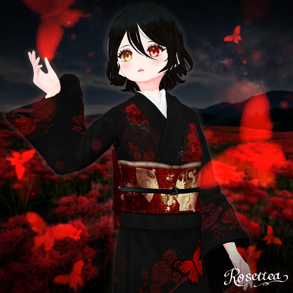 🌸6/30までALLカラーセット500円引き🌸【VRoid】花舞 Hanamai-