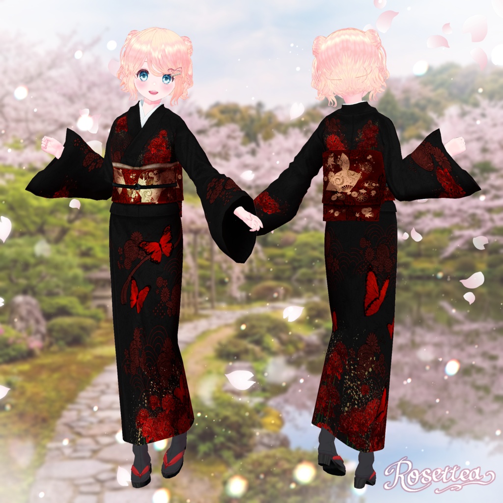 🌸6/30までALLカラーセット500円引き🌸【VRoid】花舞 Hanamai-