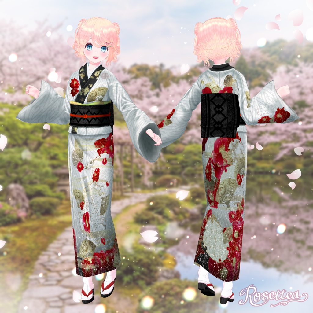 🌸6/30までALLカラーセット500円引き🌸【VRoid】花舞 Hanamai-