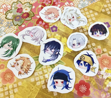 刀剣乱舞ぷにっとアイコンフレークシール(127振り)