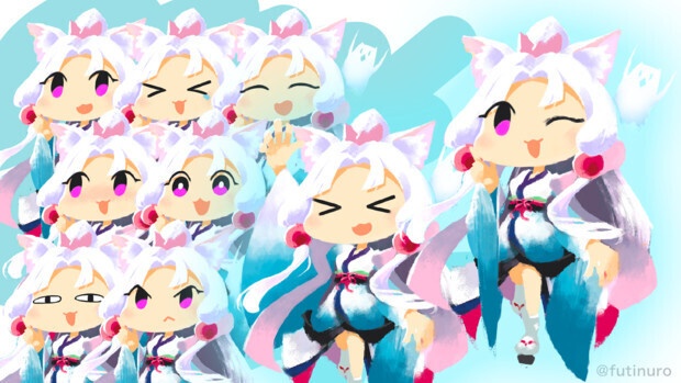 東北イタコ フリー立ち絵素材 v1