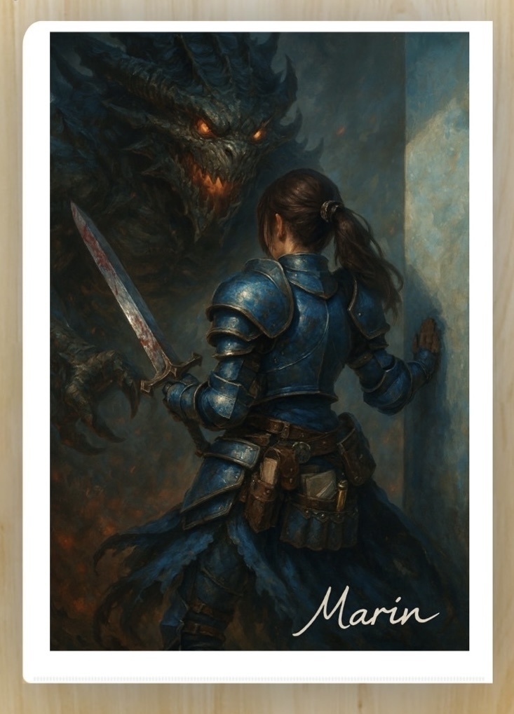 クリアファイルA “大戦士まりん”