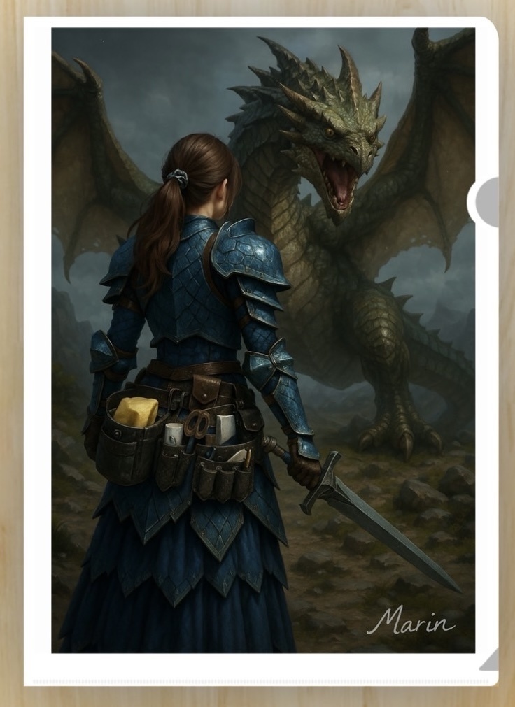 クリアファイルA “大戦士まりん”