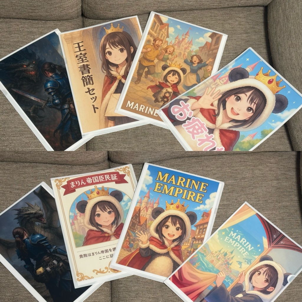 クリアファイルA “大戦士まりん”