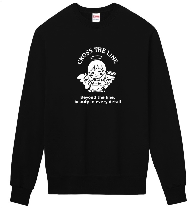 CROSS THE LINE – オリジナルスウェット［サイン入りランダムポストカード付属］