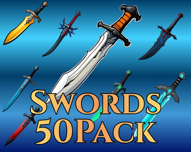 Pixel Hammer – Sword Icon Pack（50種類）