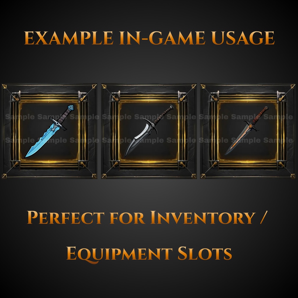 Pixel Hammer – Sword Icon Pack(50種類)