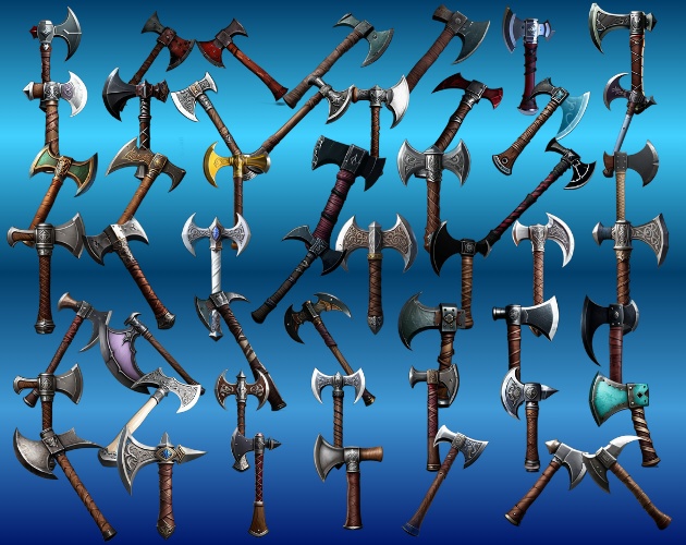 Pixel Hammer – Axe Icon Pack(50種類)