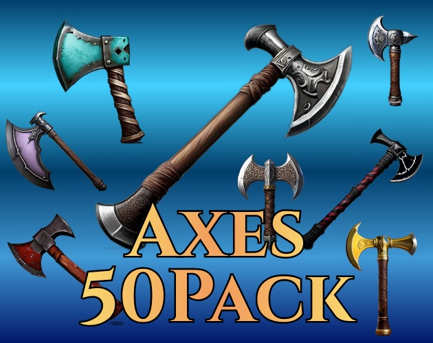 Pixel Hammer – Axe Icon Pack（50種類）