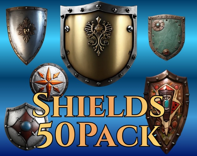 Pixel Hammer – Shield Icon Pack(50種類)