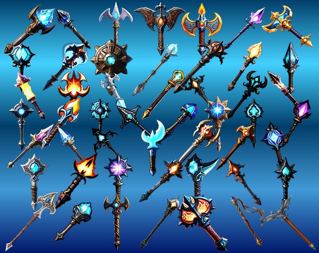 Pixel Hammer – Magic Wand Icon Pack(50種類)