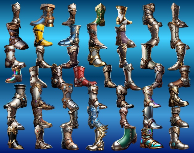 RPG ブーツ アイコン パック(50種類)