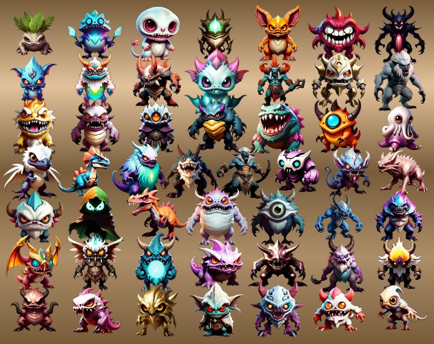 RPG モンスター 50種パック 第08弾